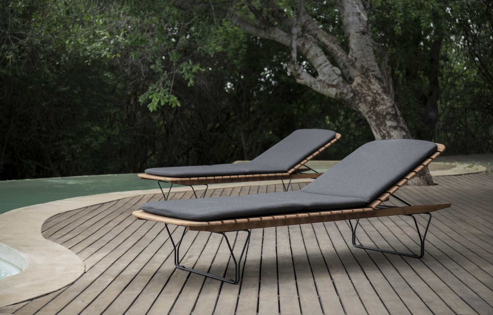 Molo Outdoor Coussin pour Bain de soleil Houe