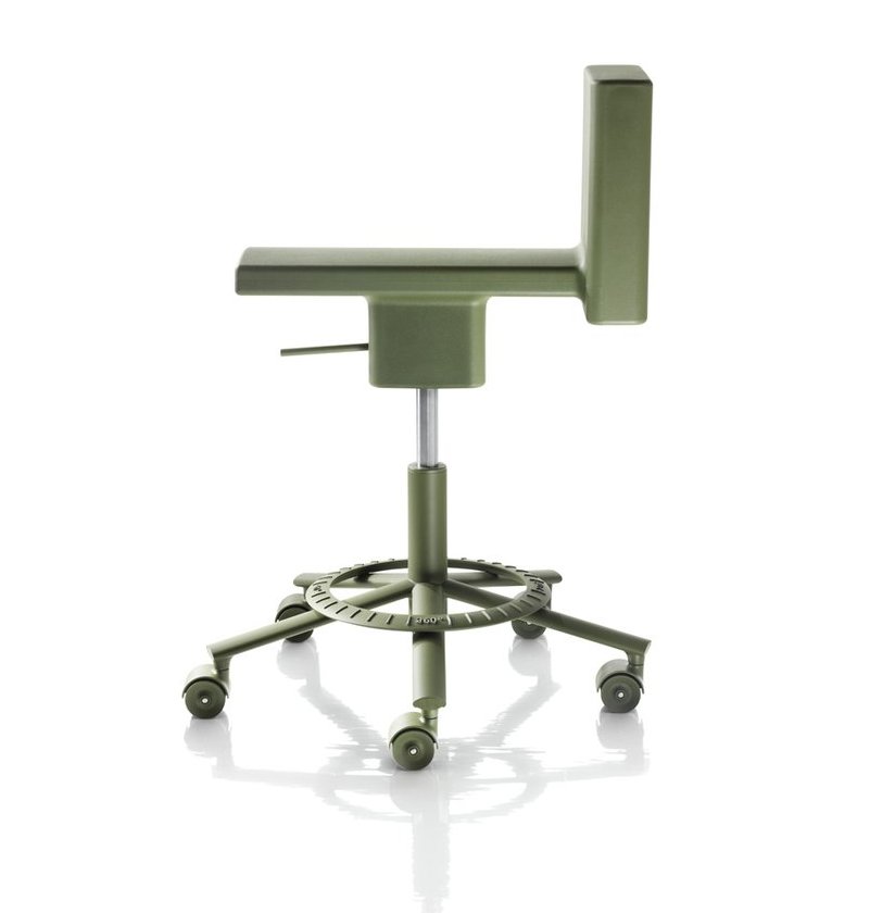 360° Stool L 58 cm Noir Magis