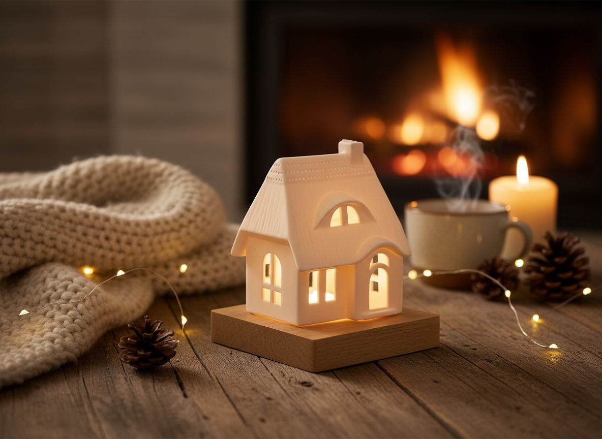 Socle en bois LED (1 pièce) pour lampes de poésie lampes à sac lumineuses Räder