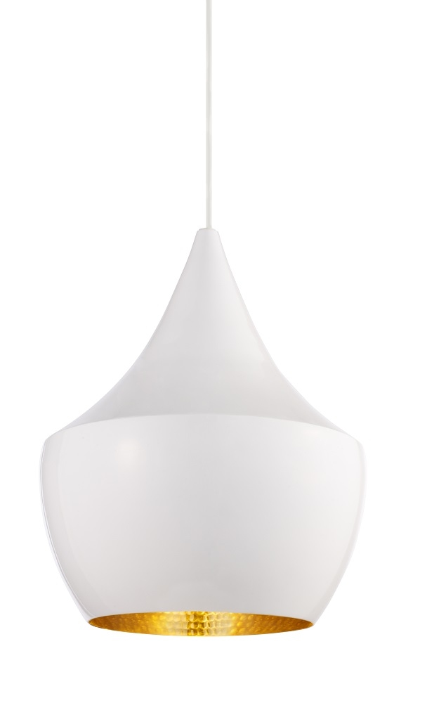 Beat Fat LED suspension blanche Tom Dixon