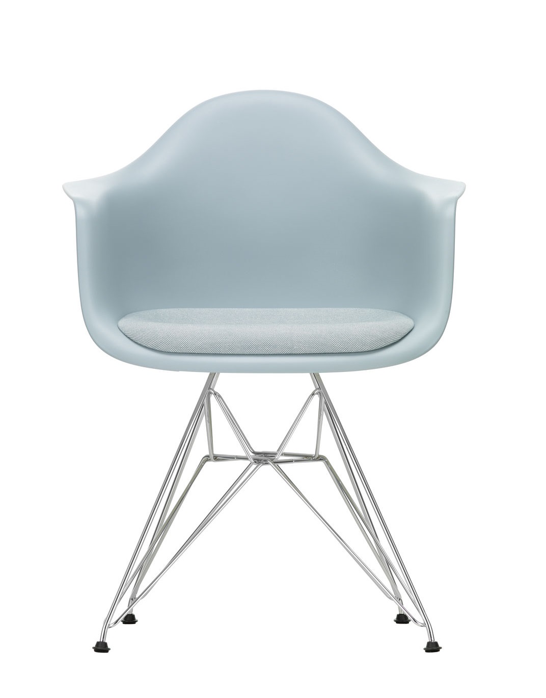 Eames Plastic Arm Chair DAR chaise avec coussin d'assise Vitra