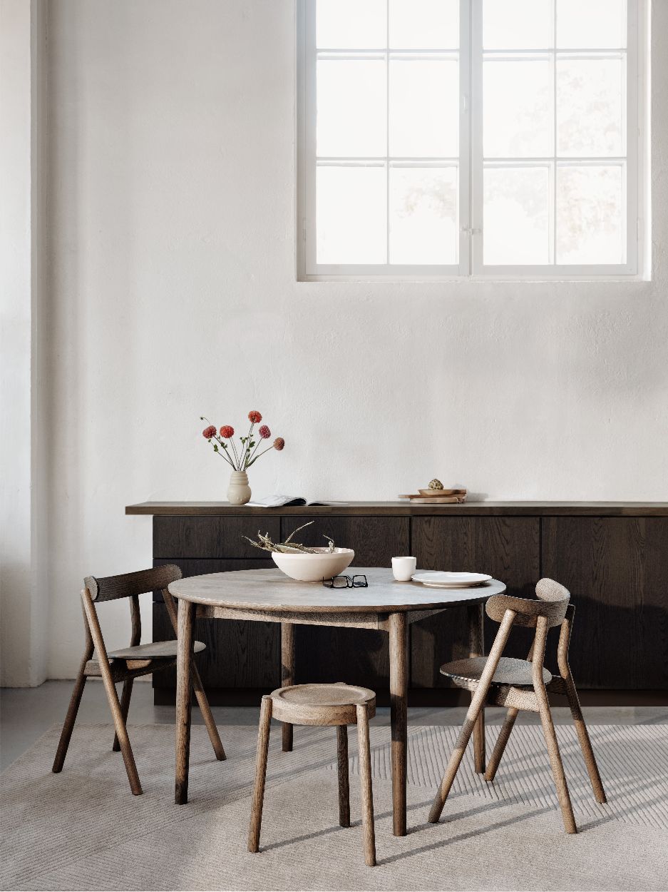 Expand Circular Dining table Table ronde / Table extensible Northern