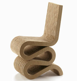 Chaise Wiggle Side Chair 1972 Miniature Vitra