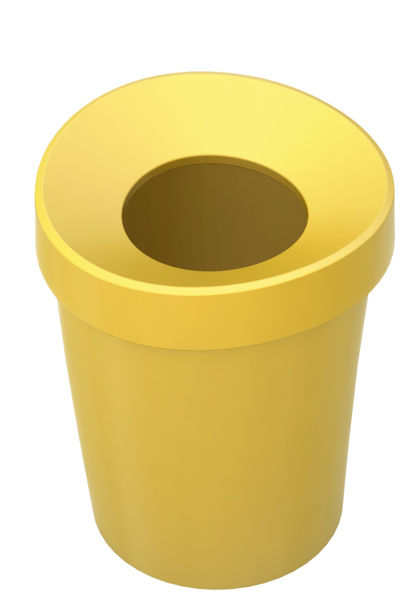 Corbeille à papier Happy Bin S JAUNE Vitra OFFRE SPECIALE