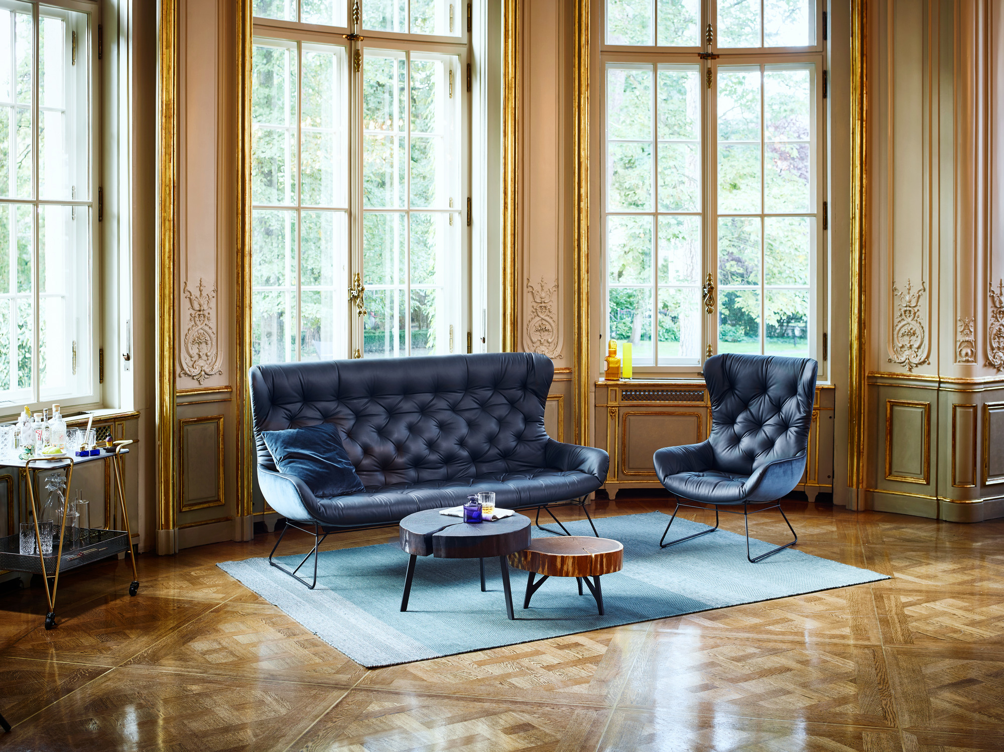 Leya canapé wingback Freifrau Manufaktur