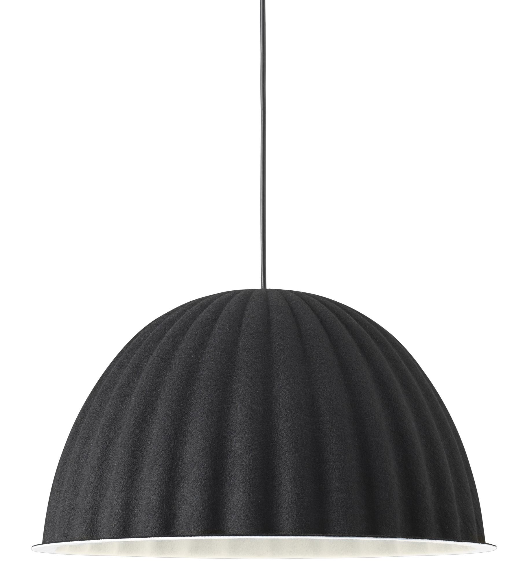Under The Bell Pendant Lamp 55 Lampe de suspendue Muuto Blanc Mélange