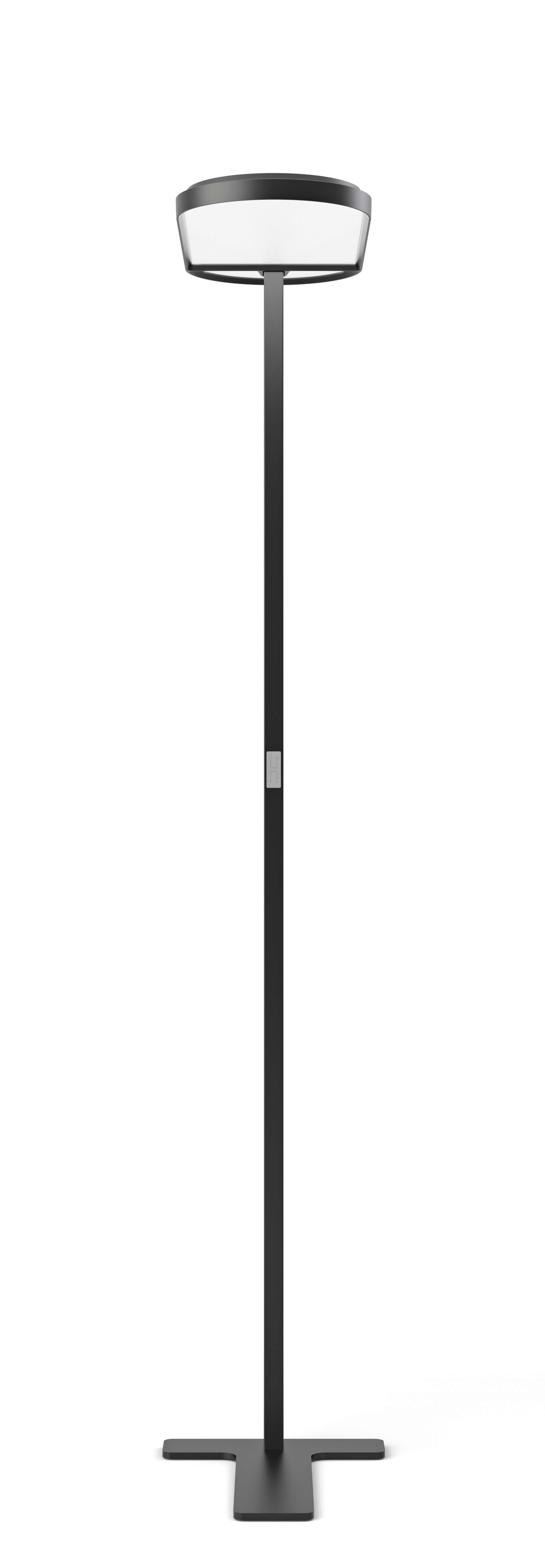 Kido Lampadaire Pied en T noir 3000K Belux