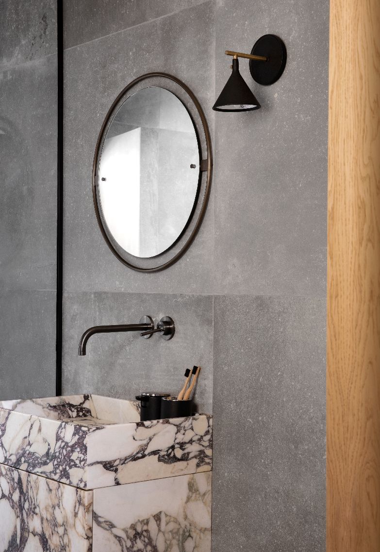 Miroir Nimbus en laiton bronzé Audo Copenhagen OFFRE SPECIALE