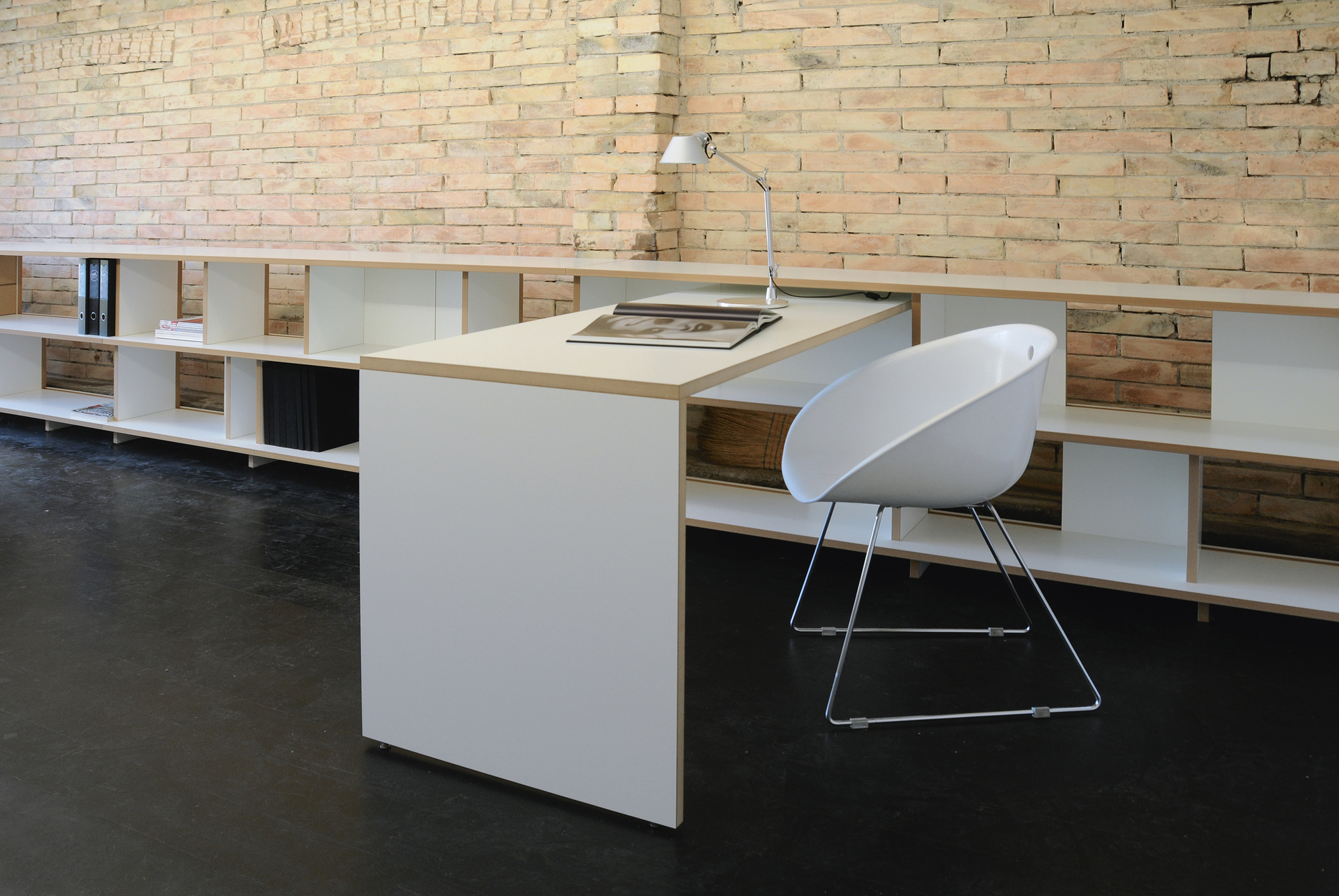 Anstell table pour Stell étagère Tojo