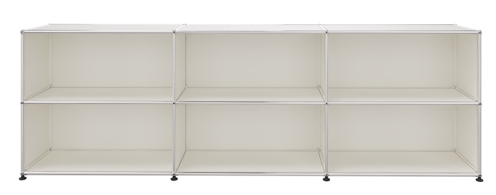 USM Haller Étagère Hx75 cm Blanc pur FAST DELIVERY