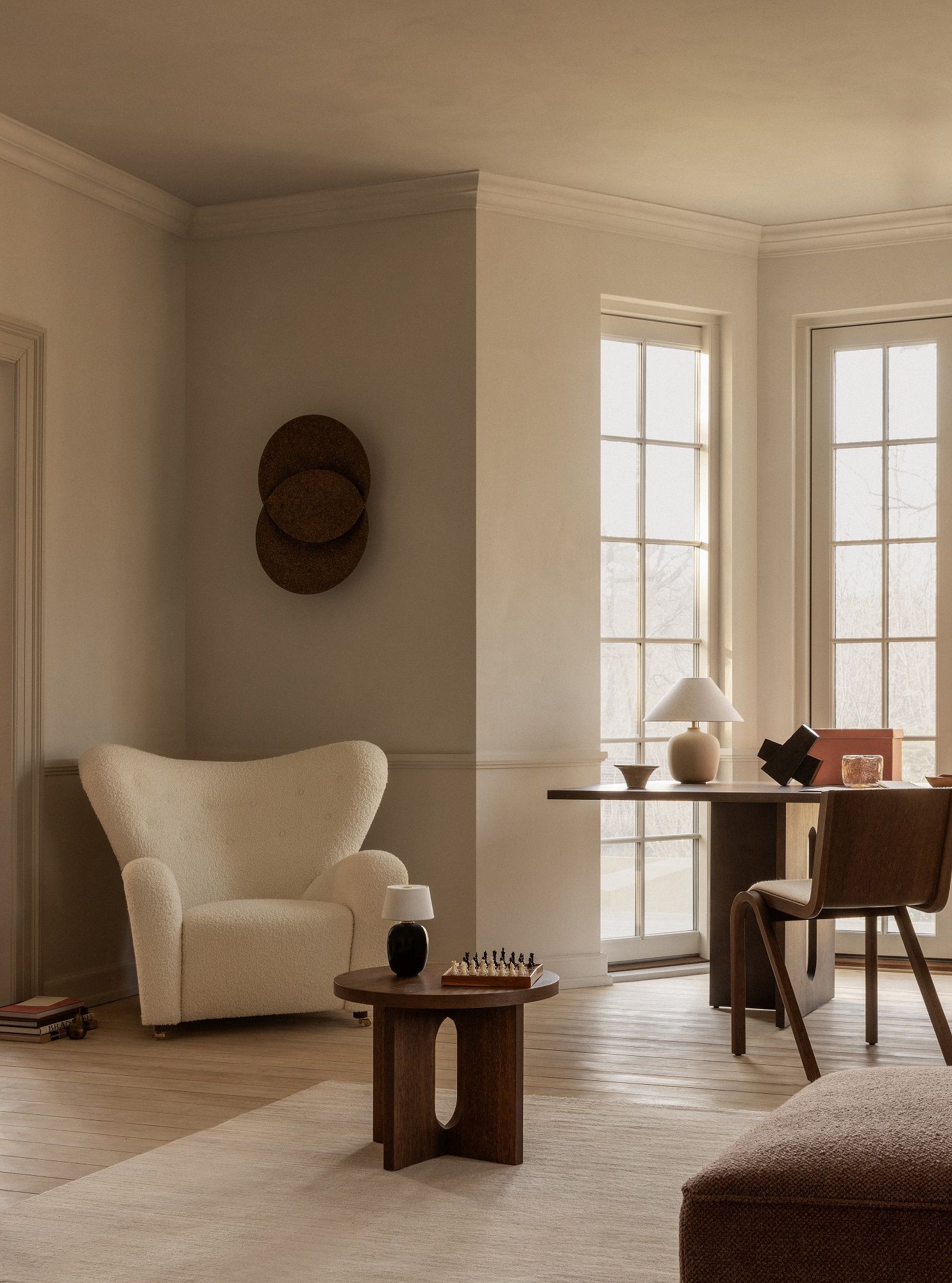 Ready Dining Chair Front Upholstered Chaise Entièrement rembourrée Audo Copenhagen Ready Dining Chair Front Upholstered Chaise Entièrement rembourrée Audo Copenhagen