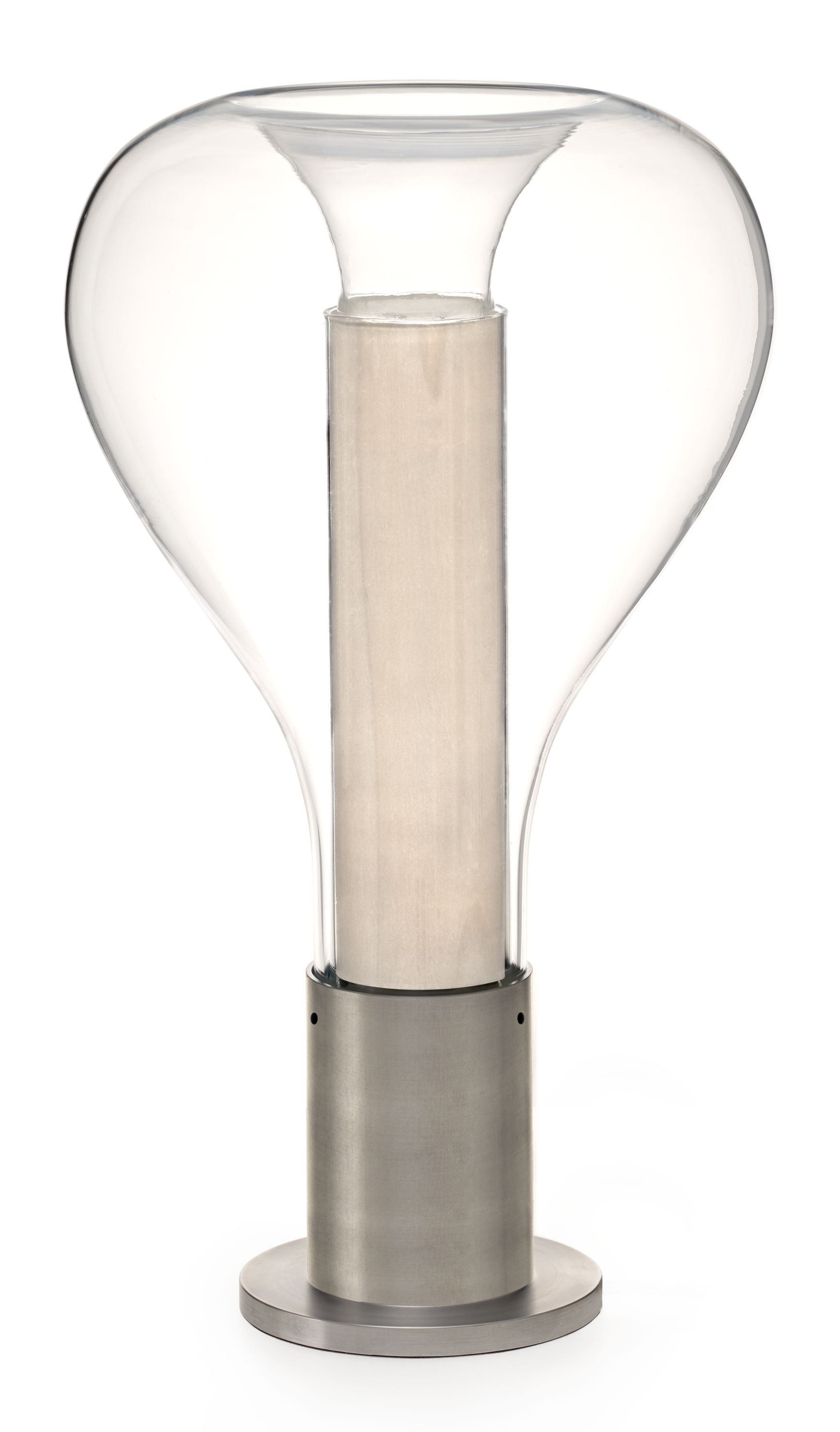 Eris Lampe de Table Blanc Base en Aluminium Ivoire LZF Lamps