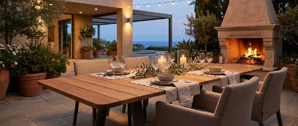 Panigiri Table Table à manger Outdoor Extremis