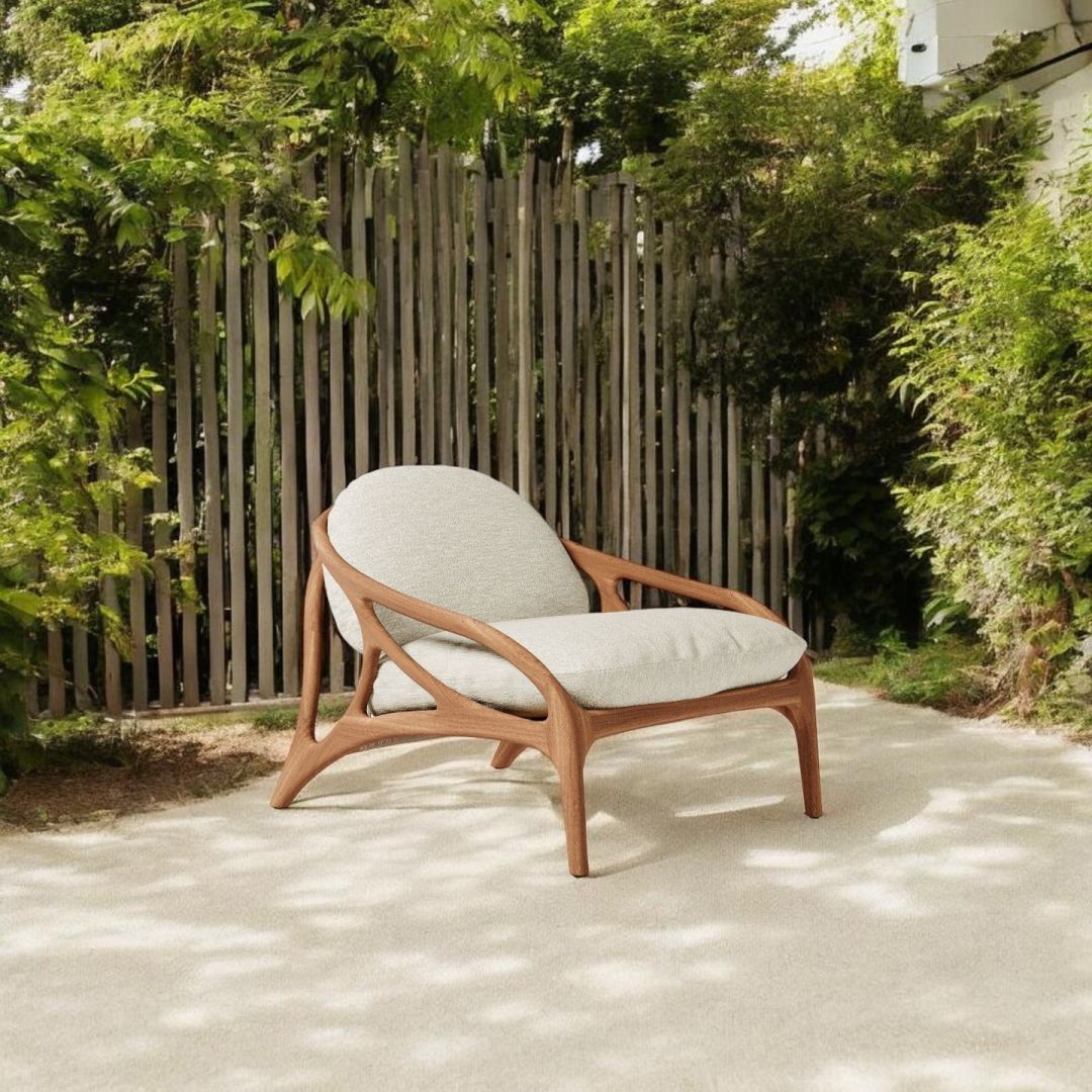 Fauteuil lounge d'extérieur Vime Morpho