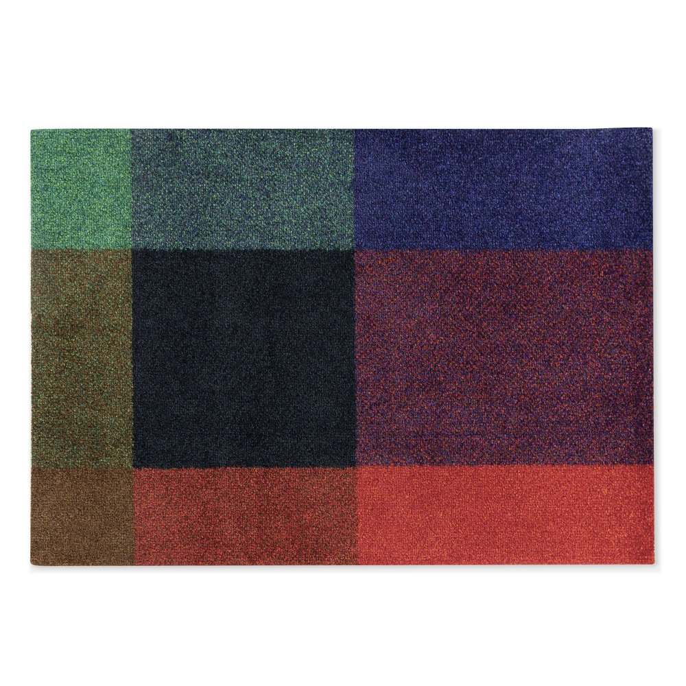 Heymat Gem Fußmatte mit farbenfrohem, geometrischem Muster für Innen und Außen. Robuste Schmutzfangmatte.