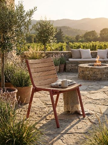 Pilotis Chaise Teck Extérieur Fermob