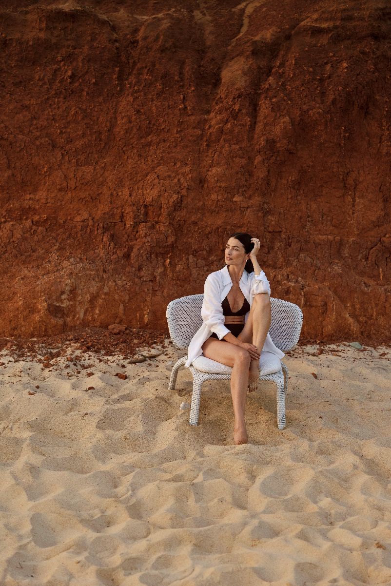 Fauteuil lounge d'extérieur SEASHELL NUO DEDON