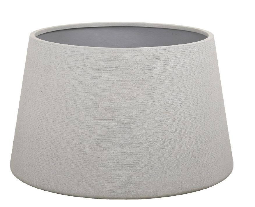 Jardinière trapézoïdale en terre cuite, grande jardinière d'extérieur à cannes