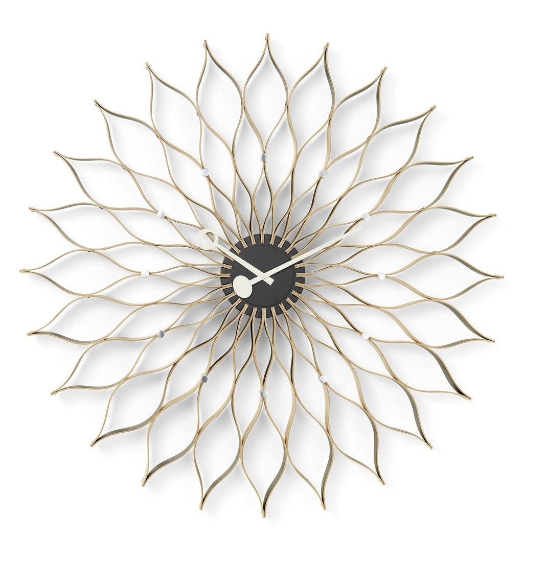 Sunflower Clock Horloge Murale Vitra