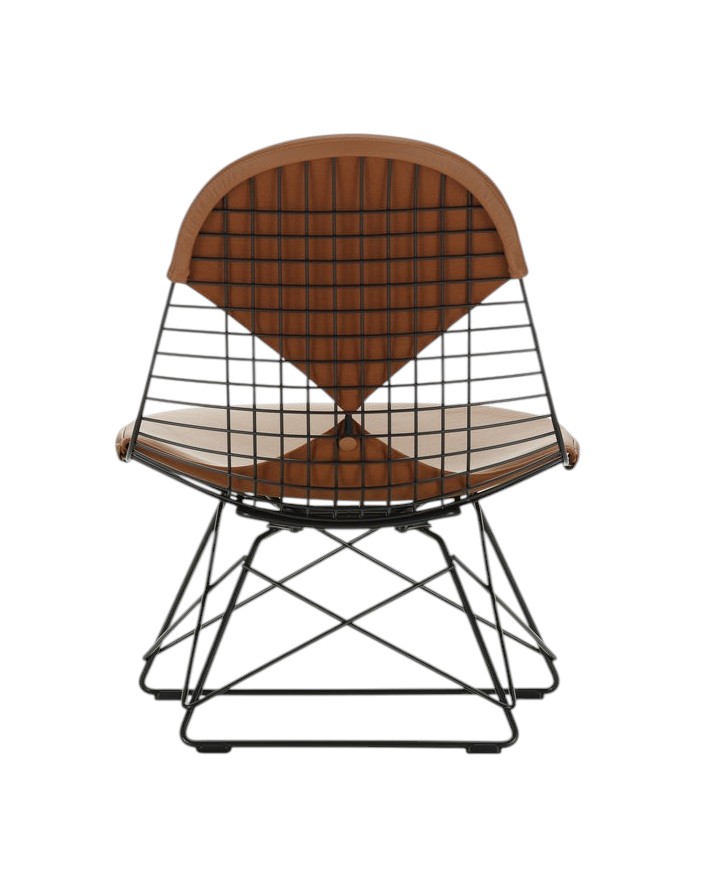 LKR-2 Wire Chair chaise avec assise et dossier revêtus Vitra 