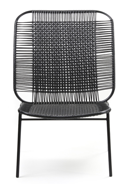 Cielo Lounge Chair High Chaise Lounge haute Outdoor ames Noir - Noir