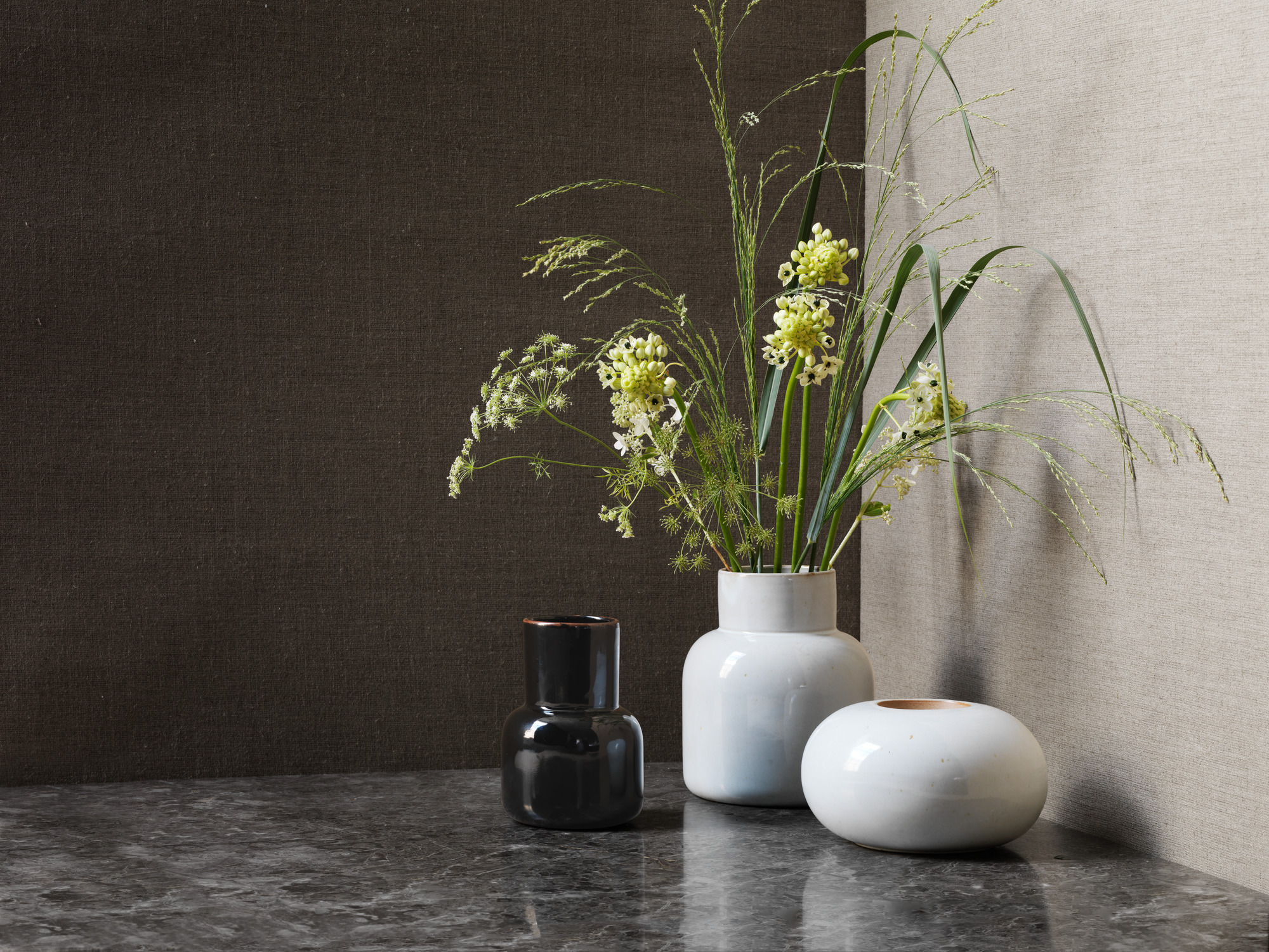 Faïence Vase ronde Fritz Hansen OFFRE SPECIALE