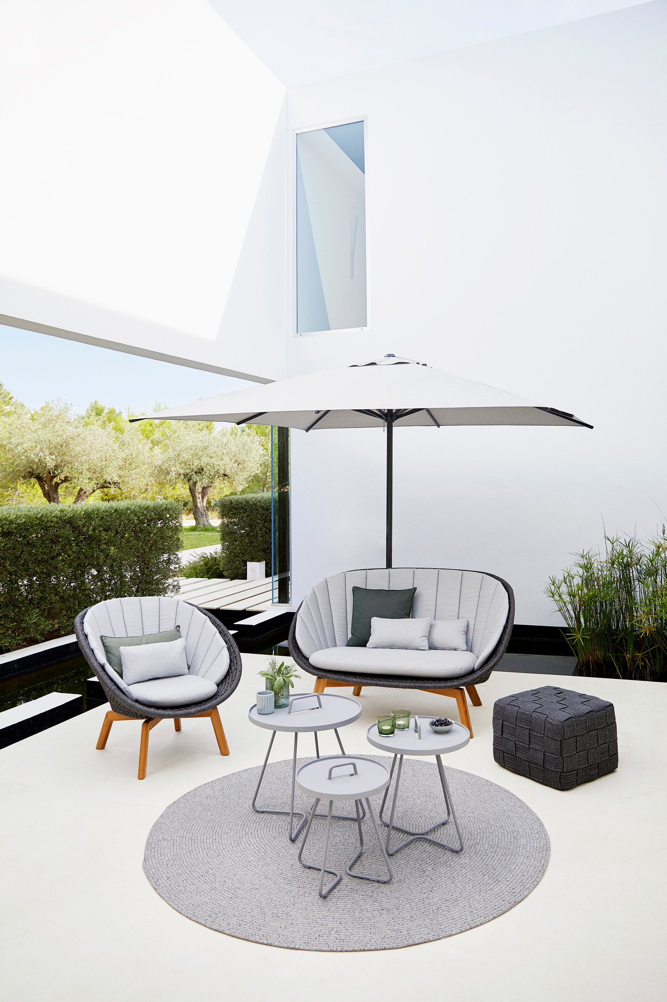 Peacock Outdoor Canapé 2 places Cane-Line