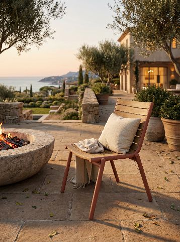 Pilotis Chaise Teck Extérieur Fermob