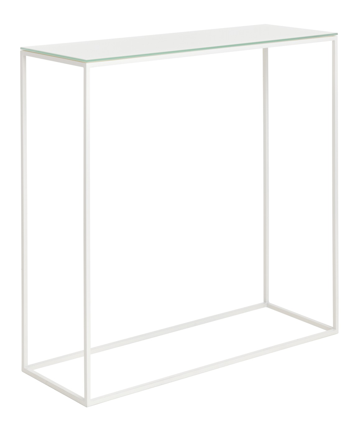 Table console Rack 85 cm de large blanc Schönbuch