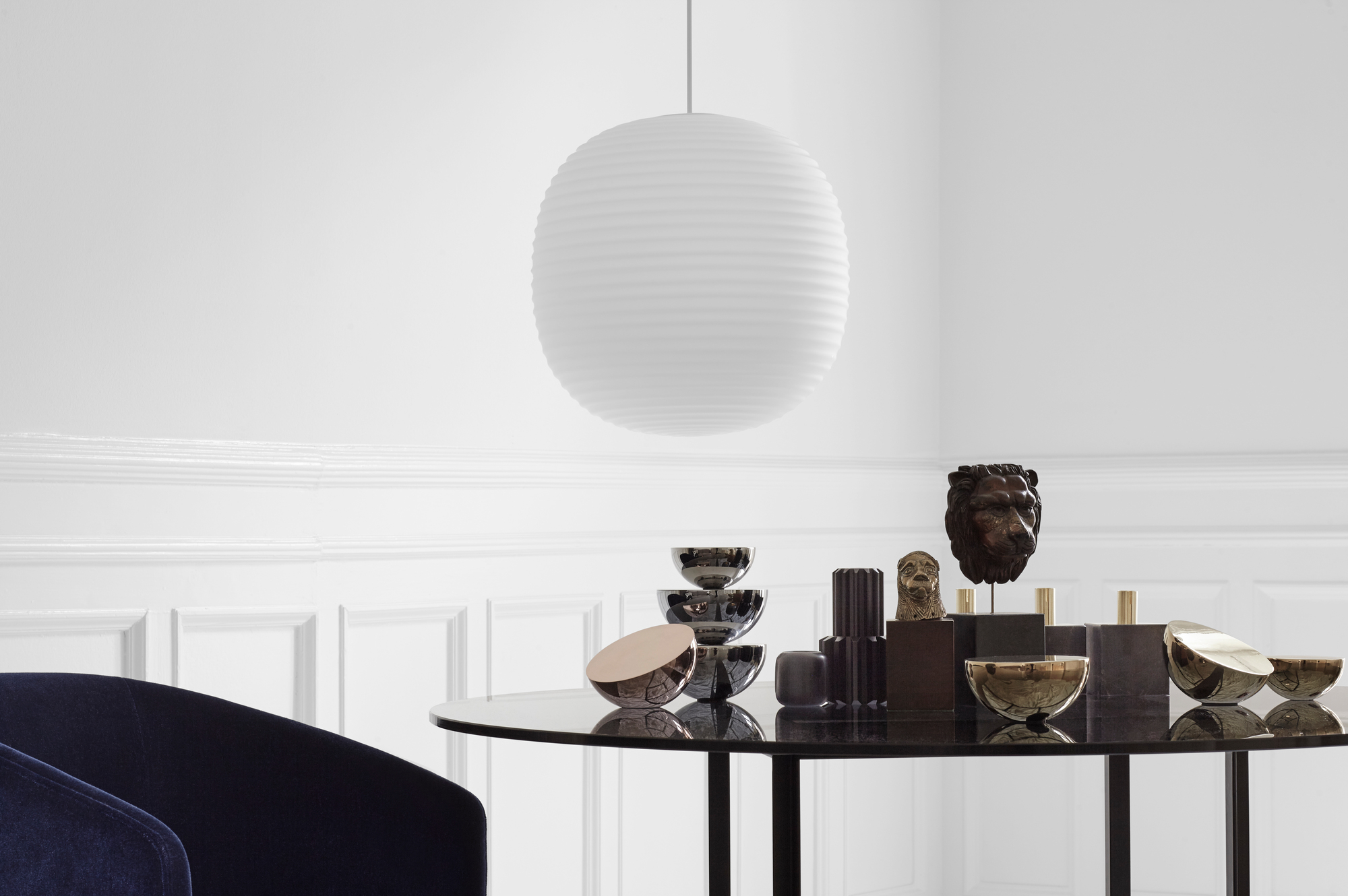 Lanterne Pendant Lampe de suspendue Ø40 x H40 cm New Works OFFRE SPECIALE