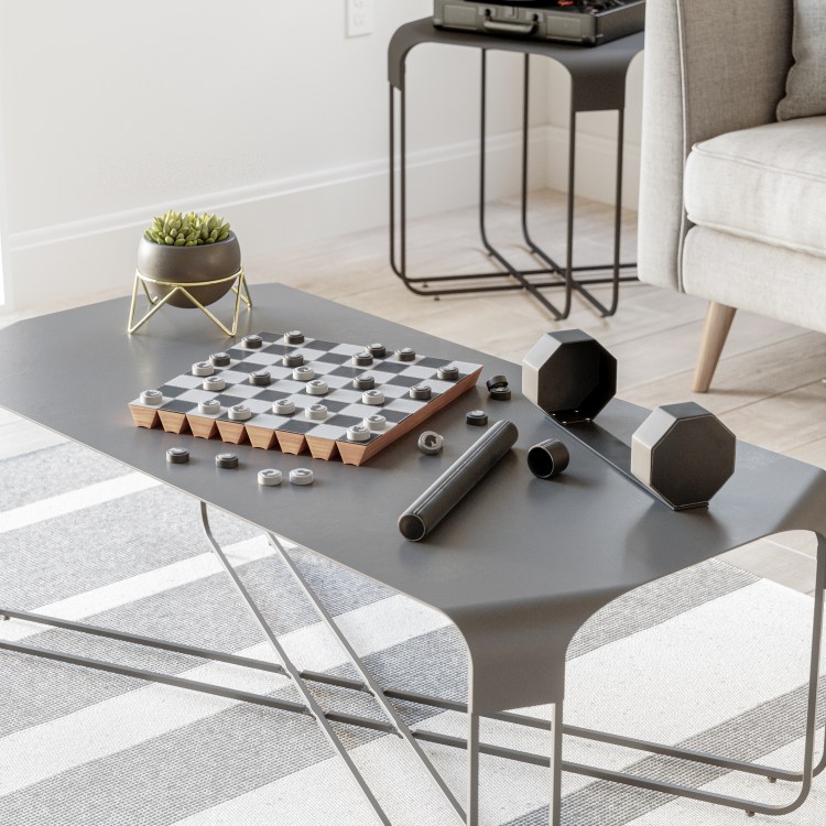 Rolz Chess / Checkers Ser Set mobile d'échecs et de dames Umbra OFFRE SPECIALE