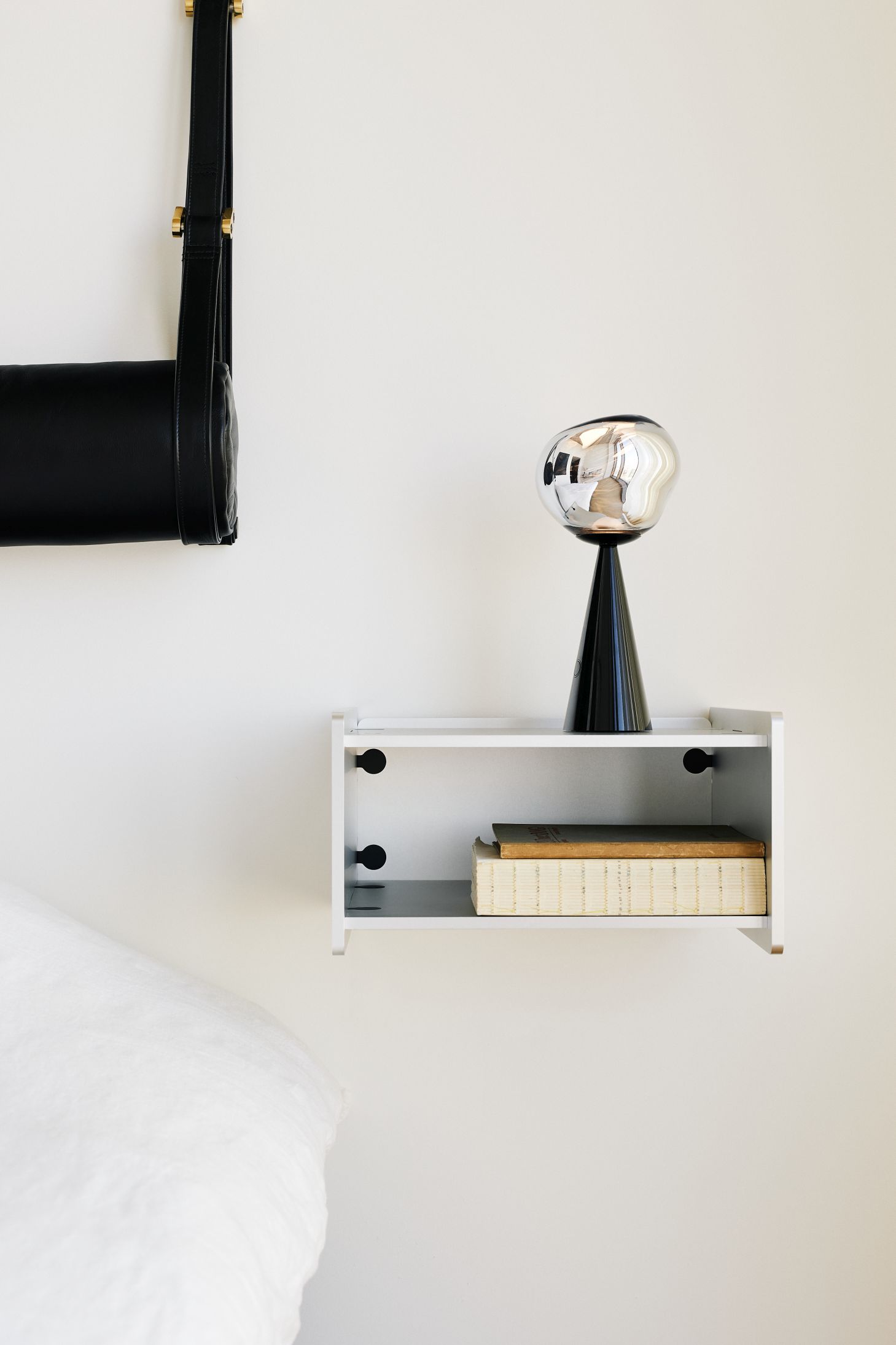 Melt Portable LED Lampe de table Argent Tom Dixon