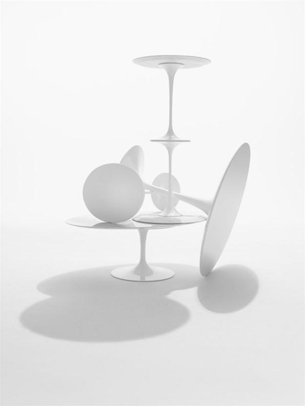 Saarinen table rond OUTDOOR Knoll International - QUICK SHIP