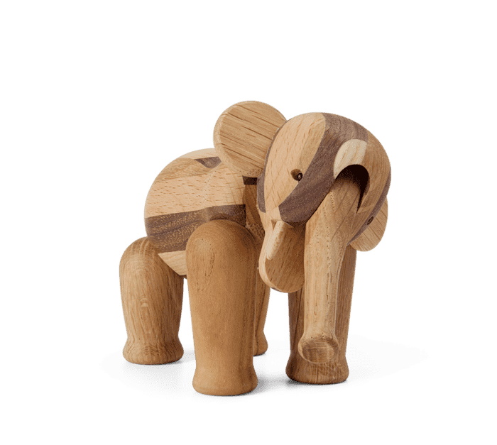 Reworked Elephant Mini H9cm figurine en bois Kay Bojesen OFFRE SPECIALE