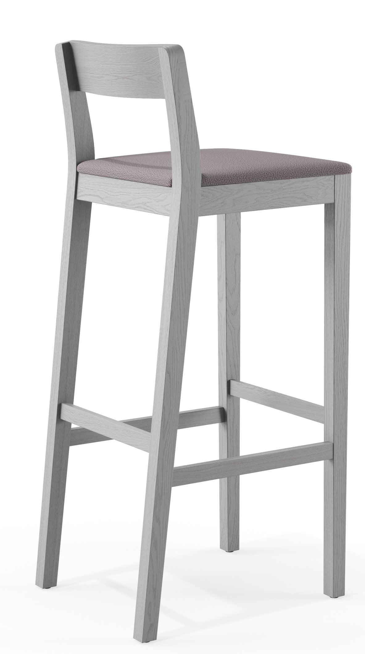 Sit tabouret de bar en bois avec coussin d'assise Zeitraum