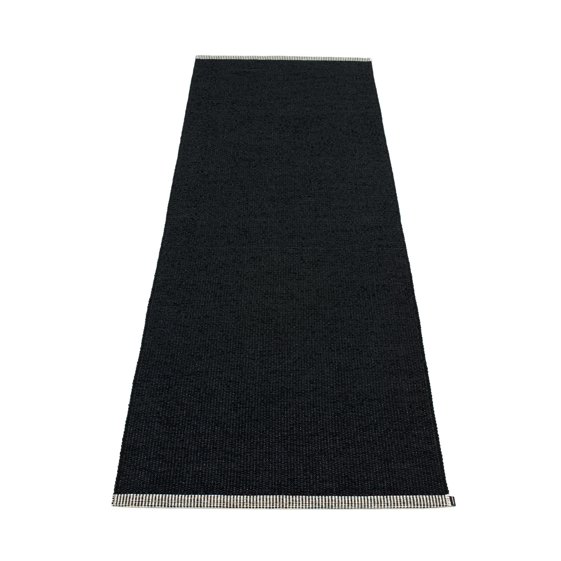 Mono Plastique Tapis 85x260 Pappelina Noir