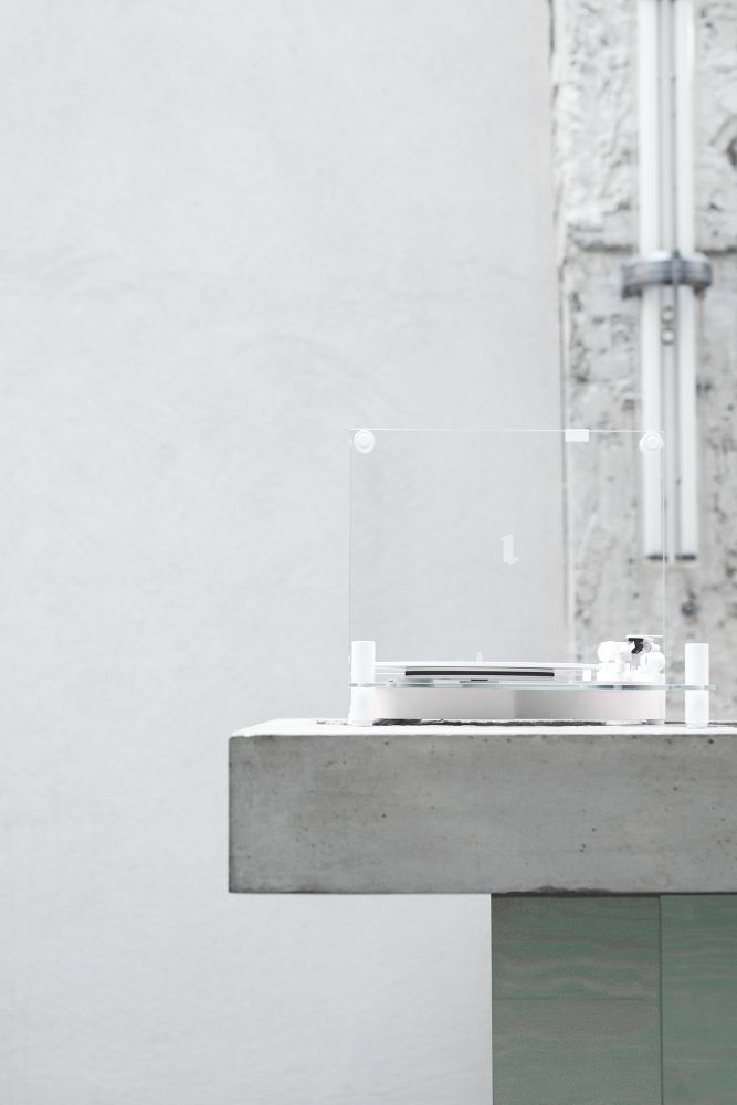 Plateau tournant transparent Transparent