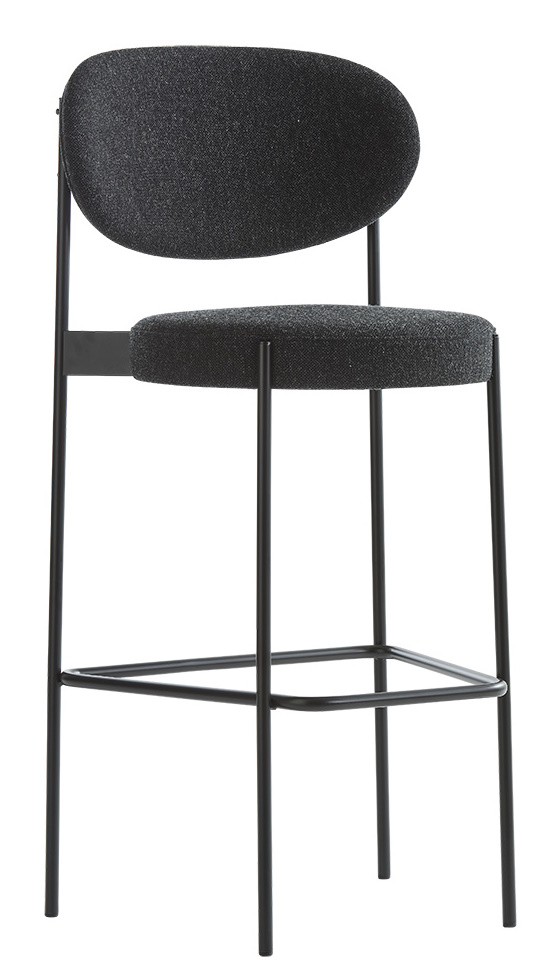 Series 430 Bar Stool Tabouret de bar 75 cm NOIR / REMIX 123 Verpan OFFRE SPECIALE