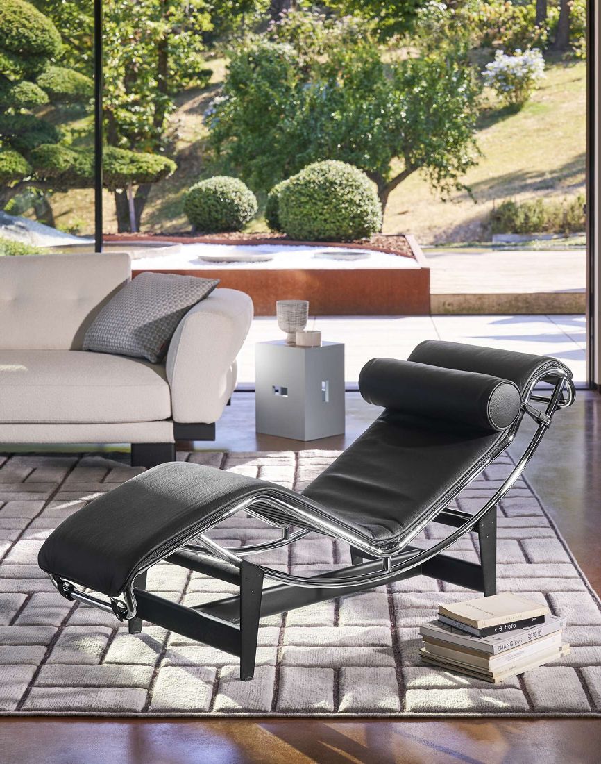 4 Chaise Longue à réglage continu Lounger Cassina