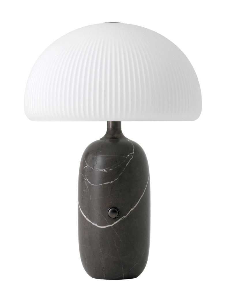 VIPP591 / VIPP592  Sculpture lampe de table petite gris Vipp