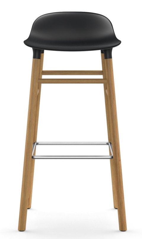 Form Barstool tabouret de bar H 75 cm Bois Normann Copenhagen