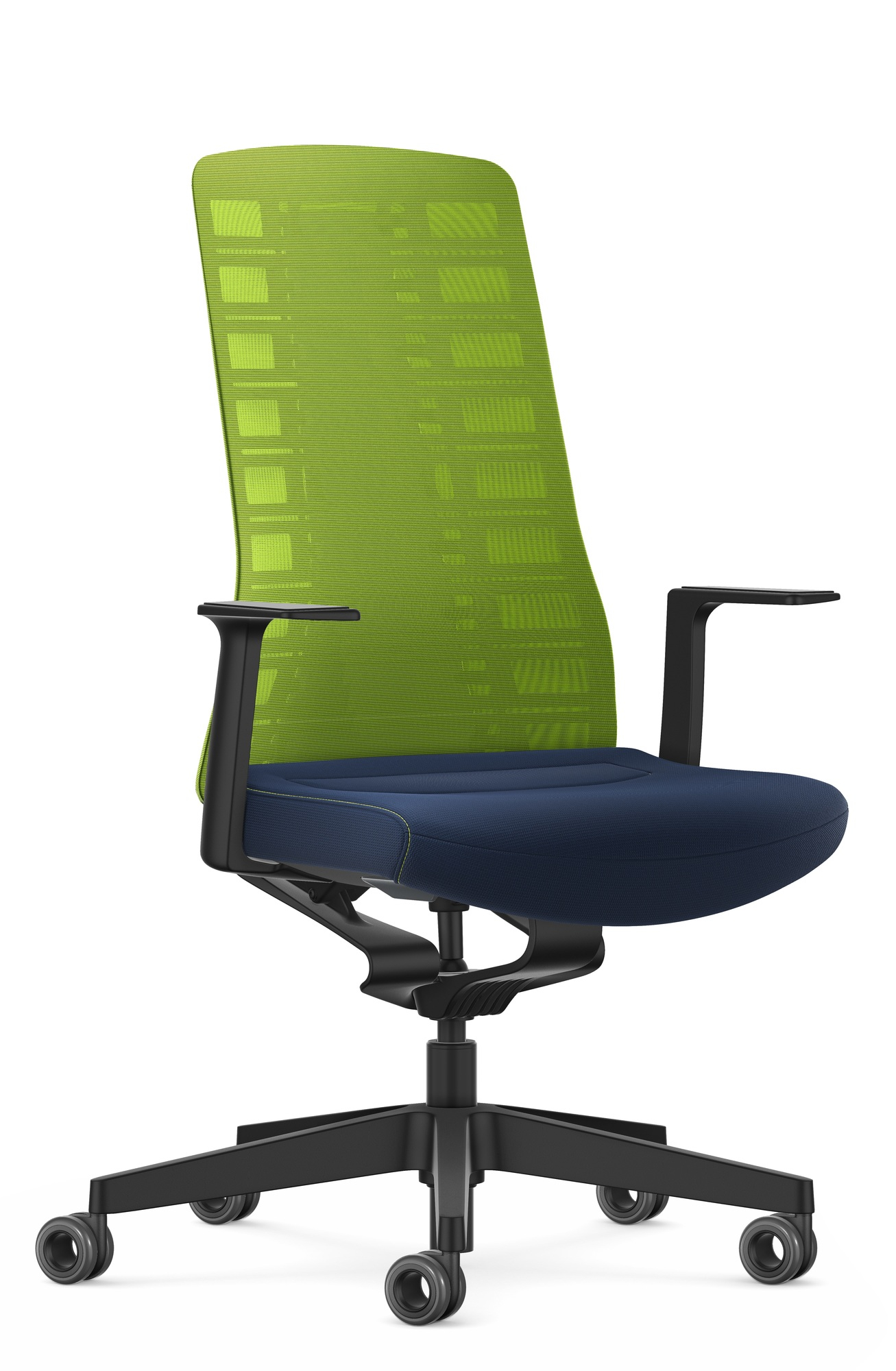 Pure Edition Active Chaise de bureau pivotante Interstuhl Vert - bleu