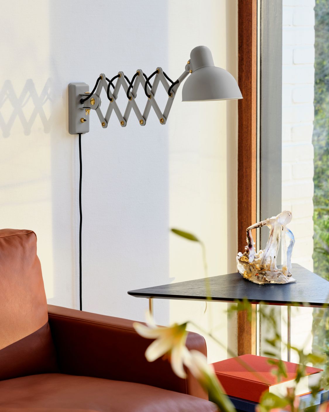 6718 Applique murale extractible KAISER idell Fritz Hansen Easy grey
