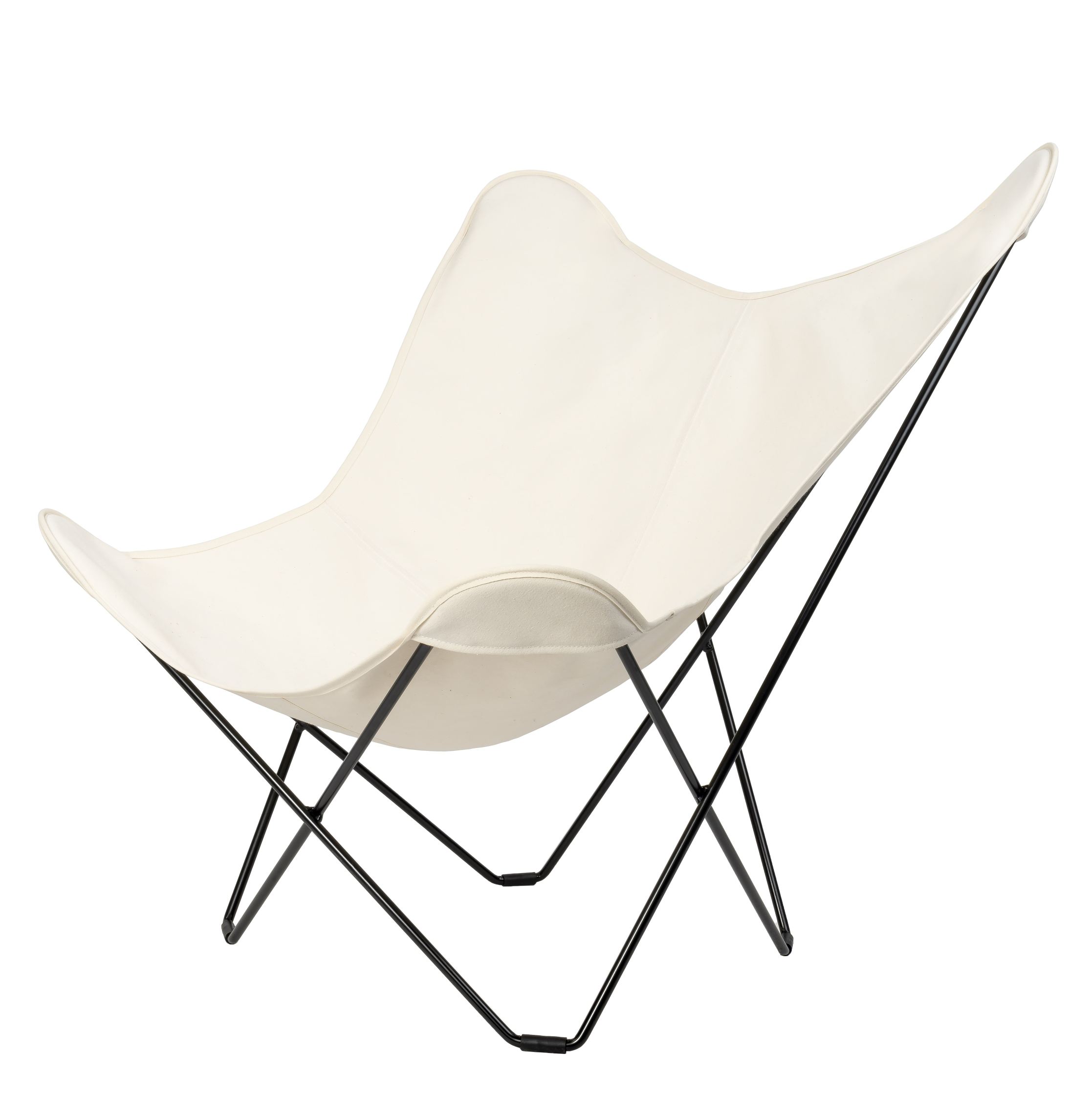 Canvas Mariposa Butterfly Chair Chaise Cuero 
