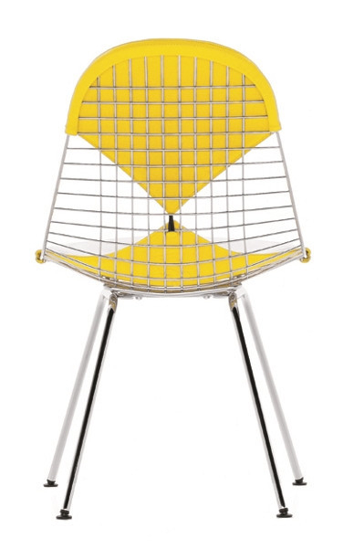 DKX-2 Wire Chair Chaise Coussin de siège et de dos Vitra