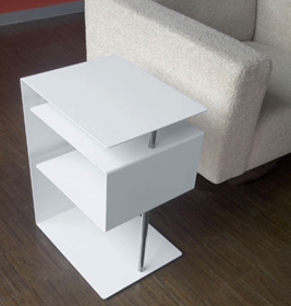 X-Centric table d´appoint argenté Radius