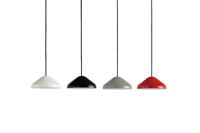 Pao Steel Pendant 230 luminaire suspendu soft noir Hay