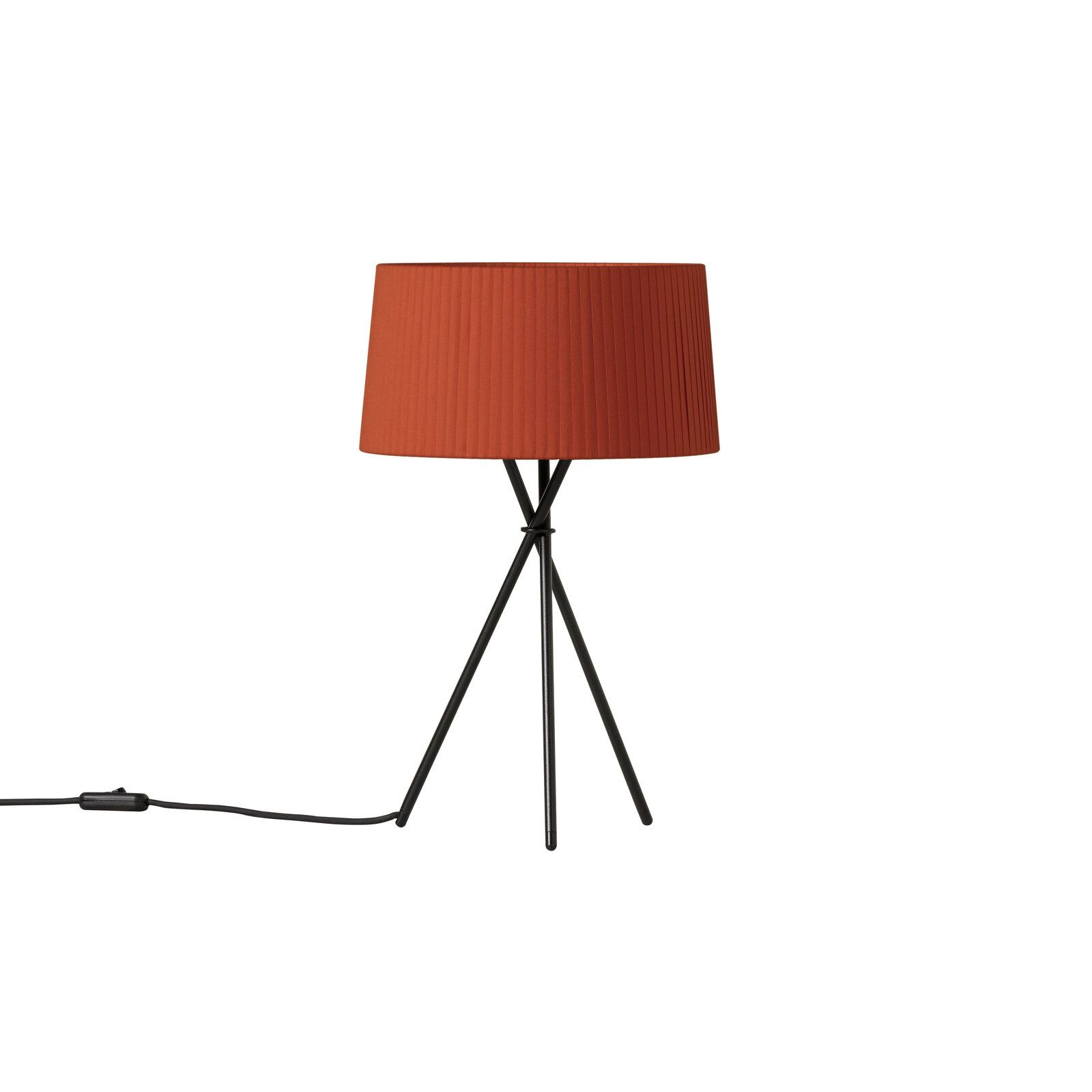 Tripode M3 lampe de table rouge ambre Santa & Cole Tripode M3 lampe de table rouge ambre Santa & Cole
