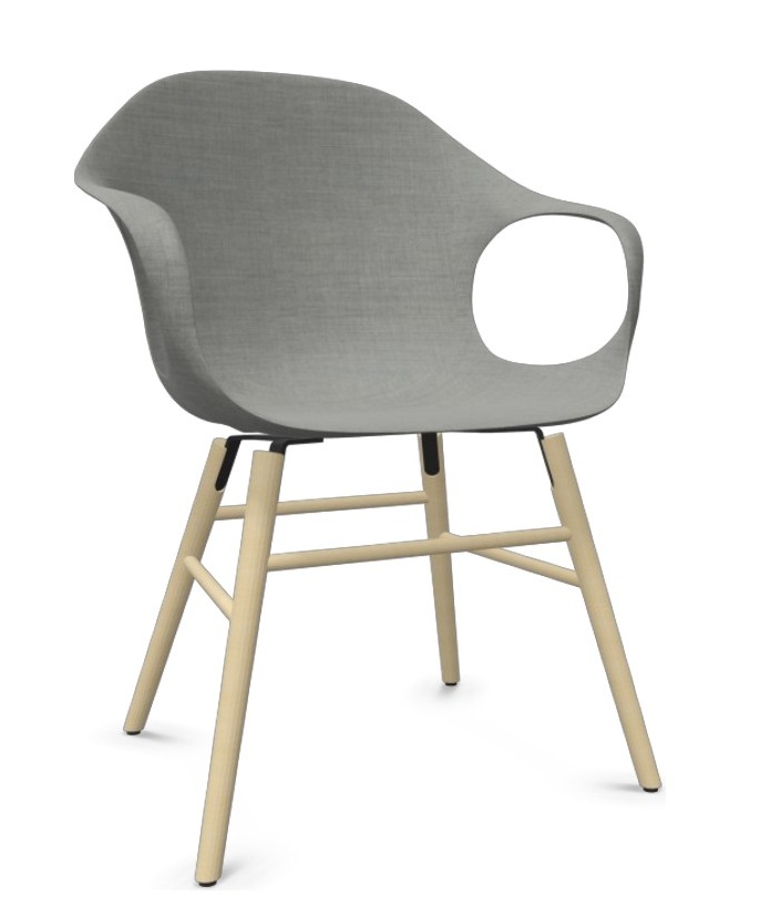 Elephant Chair Chaise bois piètement Kristalia