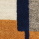 bleu marine/ brun cuivré/ ocre